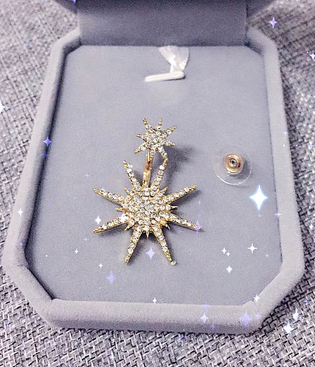 Fashionable Minimalist Starry Ear Studs for Women