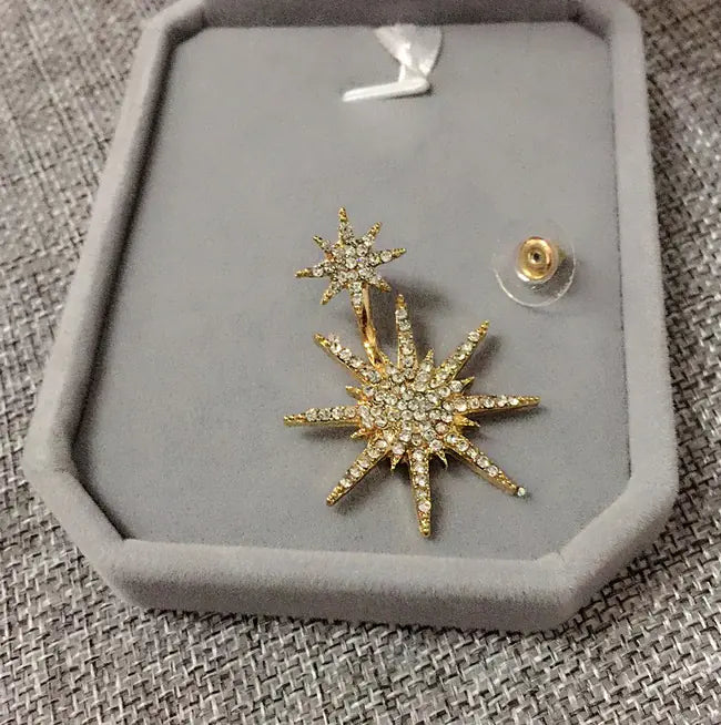 Fashionable Minimalist Starry Ear Studs for Women